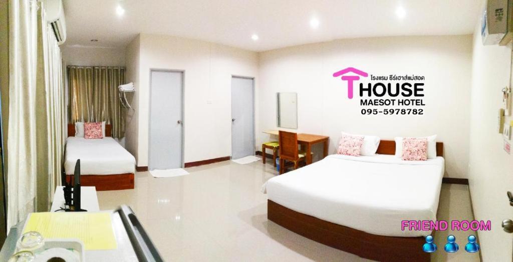 T. House Hotell Mae Sot Exteriör bild